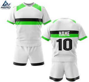 Uniforme de Rugby de Verano de Manga Corta, Nuevo Estilo, Alta Calidad, Duradero, Unisex, Personalizado con Sublimación, Transpirable y de Secado Rápido - Product Image 1