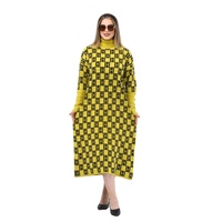 Robe en tricot à col roulé tendance de haute qualité pour femmes, motif tendance, tissage au crochet, livraison rapide - Robe pull tendance pour femmes