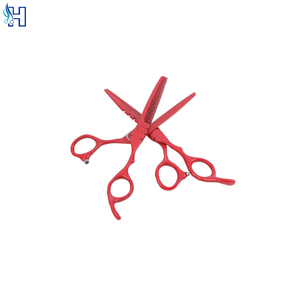 กรรไกรตัดผมมืออาชีพสำหรับคนถนัดซ้าย ใบมีดคม ผลิตจากเหล็กกล้าไร้สนิม J2 ด้ามจับขนาดกลาง 28 นิ้ว - Product Image 4