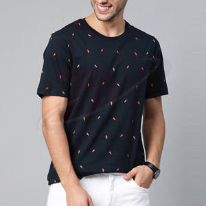 Camisetas Lisas de Cuello Redondo de Algodón 100% de 220 GSM de Peso Pesado con Diseño de Logotipo Personalizado para Hombre, ODM y OEM - Product Image 2