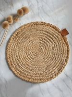 Tapis de table réutilisable, léger, non toxique, de qualité alimentaire, résistant à la chaleur, en bois naturel, durable, écologique, design moderne fait main, 5 mm
