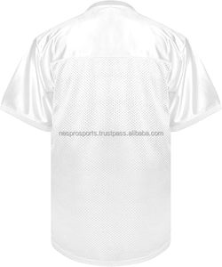 Maillot de football uni pour hommes, en maille respirante à séchage rapide, uniforme d'équipe personnalisé, vente en gros - Product Image 3