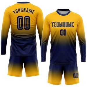 ชุดผู้รักษาประตูมืออาชีพ เสื้อฟุตบอลแขนยาวและกางเกงขาสั้น ชุดทีมสโมสรแบบกำหนดเองได้ - Product Image 1
