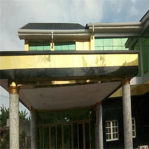 Tùy Chỉnh Gương Acp Vàng Và Bạc 3Mm 4Mm 5Mm Nhôm Composite Bảng Điều Chỉnh Đám Cưới Du Lịch Trang Trí Xây Dựng Sử Dụng - Product Image 3