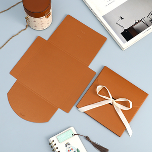 Cajas de Regalo de Papel Kraft Personalizadas para Bufandas de Seda, Sobres Plegables de Cartón para Empaque - Product Image 4