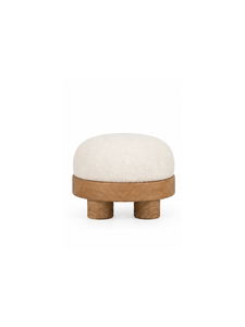Tabouret de bar moderne en tissu avec base en bois robuste, design minimaliste pour bar à domicile et utilisation en café commercial - Product Image 2