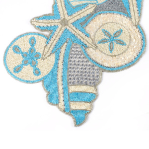 Caminos de mesa con cuentas de Color sólido de último diseño, decoraciones de tela navideña para bodas, fiestas de cumpleaños, banquetes - Product Image 4