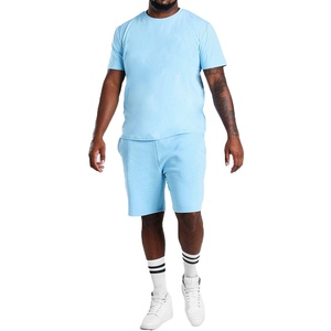 Ensemble short d'été pour hommes T-shirt à manches courtes et short Ensemble 2 pièces personnalisé décontracté Ensemble de survêtement d'été pour hommes - Product Image 1