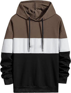 Sweat-shirt à capuche unisexe surdimensionné pour homme, personnalisable avec logo brodé, 100% polyester 240g, couleur or - Product Image 5