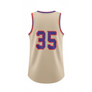 Camiseta de Baloncesto Sublimada Personalizada de Buena Calidad al por Mayor, Transpirable, de Secado Rápido, Uniforme de Equipo, Fabricante OEM - Product Image 3