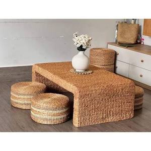 Vietnam Water Hyacinth Handwoven Natural Fiber Breathable Eco-Friendly Buttocks Support <b>Chair</b> Seat <b>Cushion</b> for <b>Dining</b> Room Cafe - Product Image 2