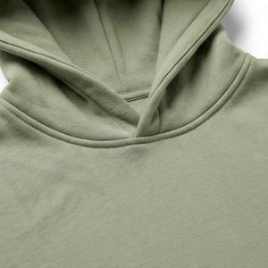 Sweat-shirt à capuche pour homme 100% coton, zippé, avec lettres brodées en appliqué, en molleton tricoté, à manches longues, gaufré, effet délavé, pour l'hiver - Product Image 4