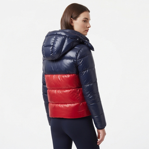 Women's Quilted <b>Puffer</b> <b>Crop</b> <b>Jacket</b> With Hood Winter Outerwear <b>Puffer</b> Coat Ladies Lightweight Padded Winter Outdoor <b>Jackets</b> - Product Image 3