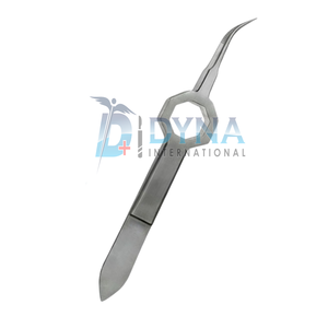 Pinzas Manuales de Alta Calidad Dynaintl para Trasplante Capilar FUE (Anguladas y Dentadas) Instrumentos de Cirugía Plástica con Certificación CE - Product Image 3