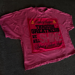 เสื้อยืดสำหรับผู้ชายเสื้อยืดผ้าฝ้ายคอกลมแขนสั้นสำหรับ100% งานปักลายขนาดใหญ่พิเศษประดับพลอยเทียม - Product Image 1