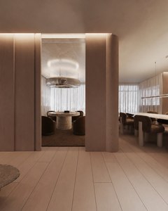 Ensemble de table de bar moderne en pierre ronde avec chaises rembourrées, structure en métal, design minimaliste, pour bar à domicile, club, usage commercial - Product Image 5