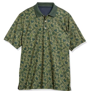 เสื้อเชิ้ตแขนสั้นผ้าแคนวาสผสมสแปนเด็กซ์/ไนลอน ระบายอากาศได้ดี สีเขียว ไซส์ใหญ่ สำหรับผู้ชาย ยี่ห้อโรเซน สปอร์ตส์ - Product Image 4