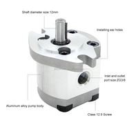 Mini pompe à huile à engrenages Série HGP HGP-1A 2.6L Pompe hydraulique haute pression en aluminium