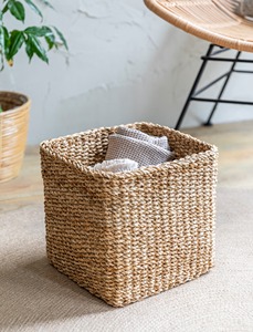 <b>Square</b> <b>Basket</b> Seagrass Handmade Storage <b>Basket</b> Wholesale eco-friendly Made Viet Nam - Product Image 4