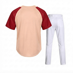 Trendy 2026 Peach Baseball Jersey Pants 100%Polyester Elastic Waist Quick Dry Front Logo Short Trendy High Quality <b>Athletic</b> - Product Image 2