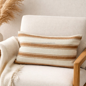 Soft Touch Woven Pillow Sham Premium Quality Designer Summer Collection Woven 30X50 Cushion <b>Cover</b> Durable Zipper - Product Image 4