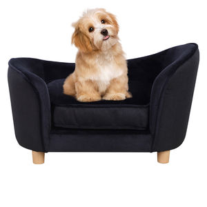 Canapé carré en velours pour animaux de compagnie, lit pour chien et chat, canapé-lit réglable - Product Image 1