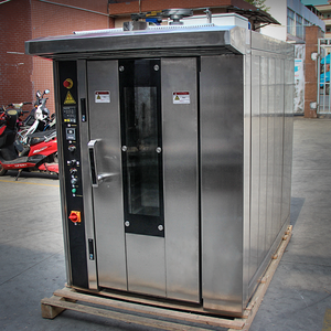 Horno Rotatorio Comercial HELAXEN de Acero Inoxidable a Gas con Aire Caliente, Control Digital, Pantalla LED, Exterior Frío al Tacto y Botones Fáciles de Presionar - Product Image 5