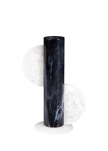 Grand vase en résine, marbre noir, artisanat de vente, vase de mariage, design moderne, imperméable, écologique, fait à la main, meilleur choix - Product Image 4