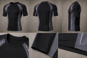 New 2026 Micah Corporation Men's Short Sleeve <b>Compression</b> <b>Shirt</b> Athletic Training Baselayer Top - Product Image 3