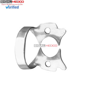 Pince de barrage en caoutchouc endodontique, instruments dentaires pour l'isolement dans le traitement des canaux radiculaires, pince dentaire de précision en acier inoxydable - Product Image 3