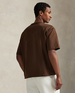 T-shirt marron uni pour hommes – T-shirt basique décontracté à manches courtes et col rond en coton doux pour l'été et le quotidien - Product Image 4