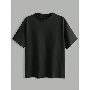 Camiseta Azul Marino de Manga Corta para Hombre, Camisetas de la Mejor Calidad, Corte Regular, Cuello Redondo y Ecológicas, Camiseta Lisa con Estampado - Product Image 3