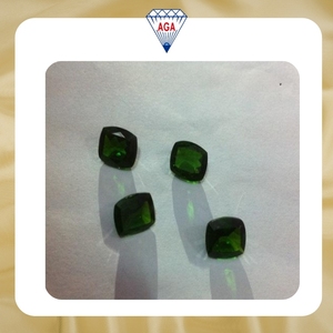 Diopsido Cromado Natural, Piedras Preciosas Talladas, Gemas Verdes Sueltas, Piedras Facetadas para Joyería, Proveedor Mayorista, Pedido Personalizado OEM - Product Image 2