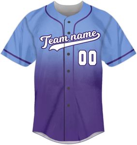 Maillots de baseball personnalisés pour hommes, haute qualité, coutures soignées, respirants, séchage rapide, uniformes de baseball à boutons - Product Image 2
