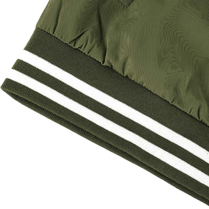 Customize Wholesale Men's Winter Varsity Coats Street Wear Canvas Windproof Hooded <b>Jackets</b> for Adults - Product Image 6