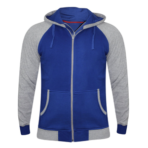 <b>Black</b> Grey Customized Winter Zipper Hoodie Cotton <b>Fleece</b> Regular Fit Casual Sleeves Solid Pattern Quick Dry Streetwear Men - Product Image 4