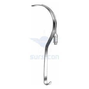Retractor Deaver de 33 cm (13 Pulgadas) de Ancho y 25 mm con Iluminación de Fibra Óptica, Retractor Quirúrgico Reutilizable de Acero Inoxidable - Product Image 1