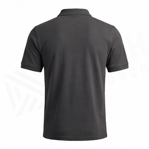 เสื้อโปโลผู้ชายผ้าฝ้ายคุณภาพสูงแบบเรียบ ไม่มีลาย  ไซส์ใหญ่  แขนสั้น สำหรับเล่นกอล์ฟ  ชุดกีฬาฤดูร้อน - Product Image 2