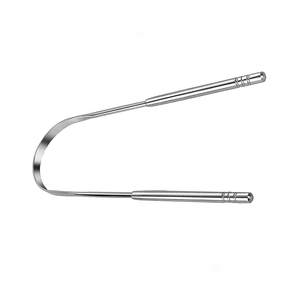 Nettoyeurs de Langue Réutilisables de Haute Qualité en Acier Inoxydable, Grattoirs d'Hygiène Buccale, Outils de Nettoyage de la Langue, Vente en Gros, Service OEM - Product Image 3