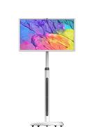 32 Inch Giant Android Tablet TV Android 15 Wireless Movable Smart Screen Touch Monitor with 10000mAh Battery Silent Casters