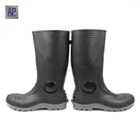 AP <b>Boots</b> Factory <b>High</b> Steel Toe Waterproof Anti-Slip Industrial Heavy Duty PVC Rubber <b>Boots</b> - Product Image 4