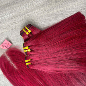 Cheveux humains de luxe vietnamiens lisses et raides, personnalisés en gros, avec dentelle HD transparente, qualité usine - Product Image 5
