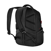 Sac à dos pour ordinateur portable, pour l'école et le travail, imperméable, avec port USB, doublure en polyester, logo et poches personnalisables