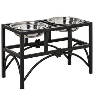 Ciotola Extra Large in Acciaio Inossidabile per Animali Domestici con Stazione di Alimentazione Portatile per Gatti e Cani - Product Image 1
