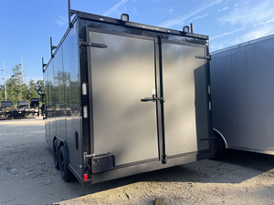 Quality 8.5x20 Enclosed <b>Trailer</b> Utility Enclosed <b>Trailer</b> High Performance With Clean Interiors For Storage Construction Worker - Product Image 4