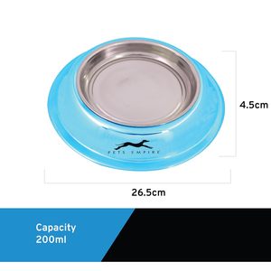 Bol pour chien en acier inoxydable antidérapant avec base en caoutchouc pour animaux de compagnie, petit, moyen et grand, pour l'eau et la nourriture, vente en gros - Product Image 3