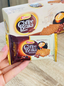 ODM OEM Biscuits Libra Coffee Braka 150g Saveur Crème Croustillante Salée en Sachet enroulable Vente en Gros Direct Usine - Product Image 4