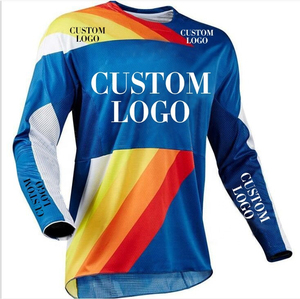 เสื้อเจอร์ซีย์มอเตอร์ครอสสไตล์สตรีท ทรงโอเวอร์ไซส์ พิมพ์ลายแบบซับลิเมชั่นเต็มตัว ชุดแข่งแบบกำหนดเอง เสื้อผ้ากีฬาแฟชั่น MX - Product Image 1