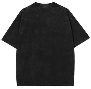 Men's Regular Fit Short Sleeve O-Neck <b>T</b>-<b>Shirt</b> 100% Cotton Washed Knitted Casual Solid Color Anti-Shrink 220g - Product Image 2