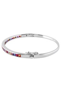 Brazalete de Zafiros Múltiples en Plata de Ley 92.5 KLSB-20395 - Product Image 3